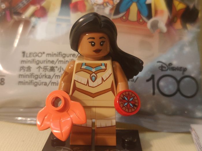 Minifig Lego Pocahontas - Series Disney 100 - Complet - coldis100-12 dis103 - photo numéro 7