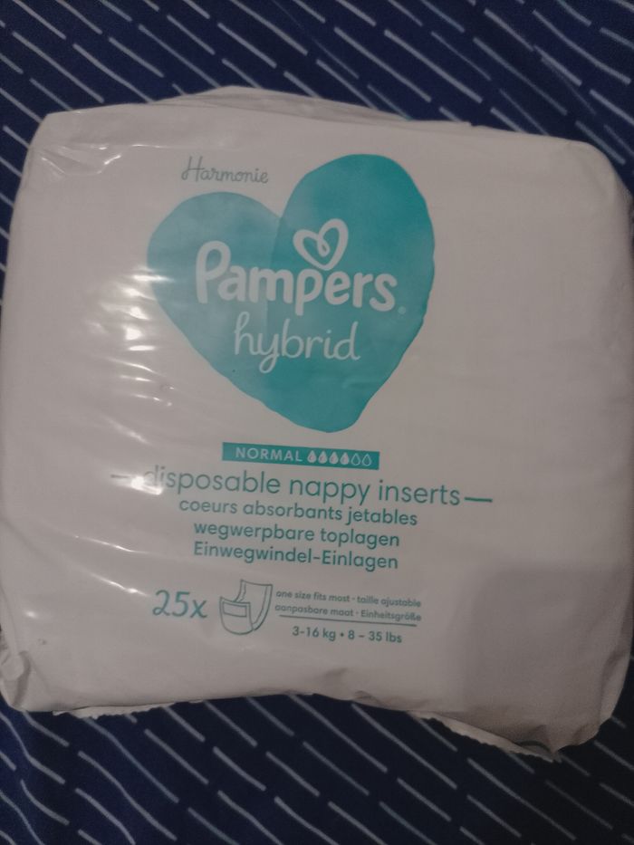 Couche lavable hybrid pampers 3. -16kilos - photo numéro 4
