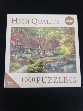 Puzzle Zoe Woodland Walk Cottage 1000 pièces 68 x 48 cm