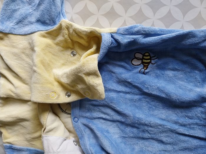 Pyjama Winnie l'Ourson Disneyland Resort Paris - 6 mois - Velours bleu & jaune - photo numéro 5