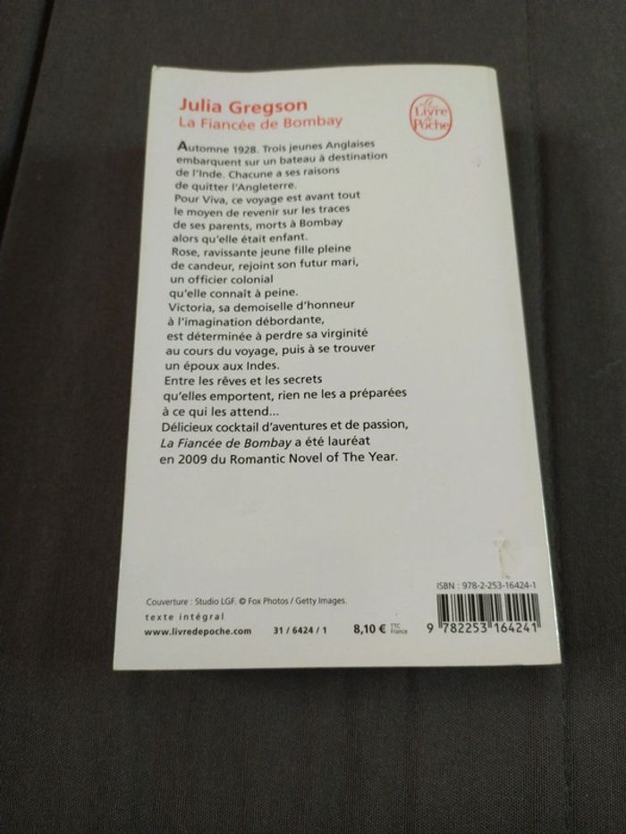 La fiancée de Bombay de Julia Gregson - photo numéro 2