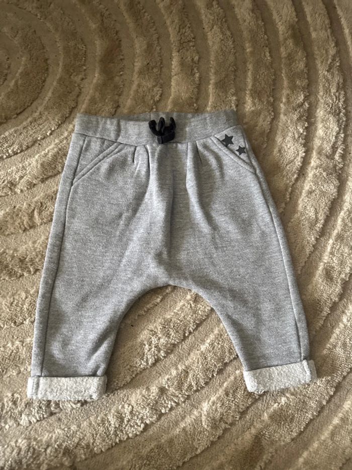 Petit jogging gris Tape à l’œil - Taille 6 mois (68 cm)