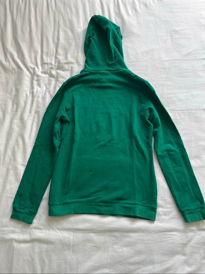 Sweat à capuche le coq sportif vert - photo numéro 5