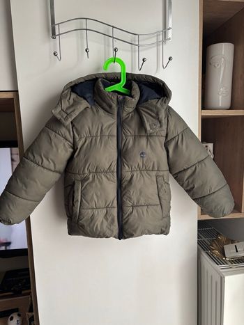 Doudoune garçon timberland kaki à capuche 5 ans
