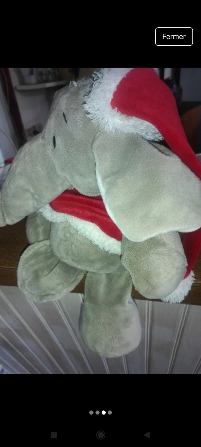 Peluche éléphant j42 - photo numéro 2