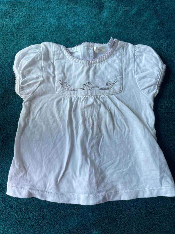 Lot 9 t-shirt bébé fille 3 mois - photo numéro 2