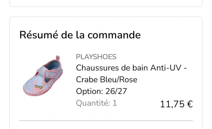 Chaussures plage 26-27 - photo numéro 4