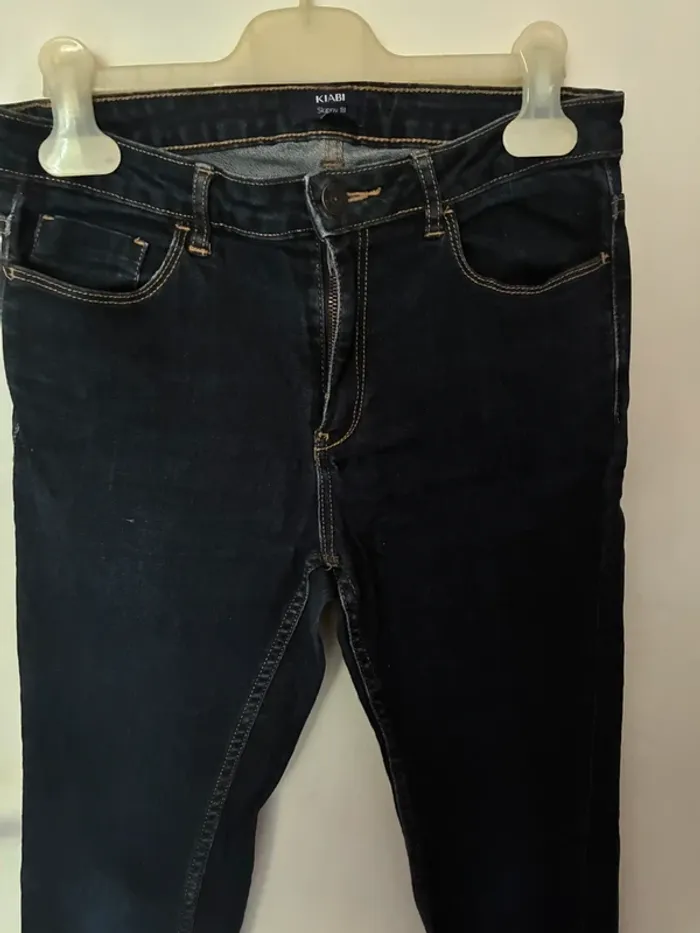 Jeans bleu foncé skinny fit, 36, Kiabi. - photo numéro 4