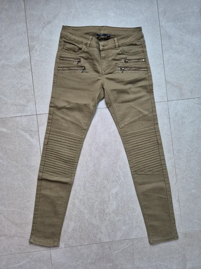 Jean skinny kaki kiabi