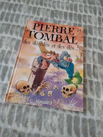 Livre bd Pierre Tombal des décédés et des dés Dupuis