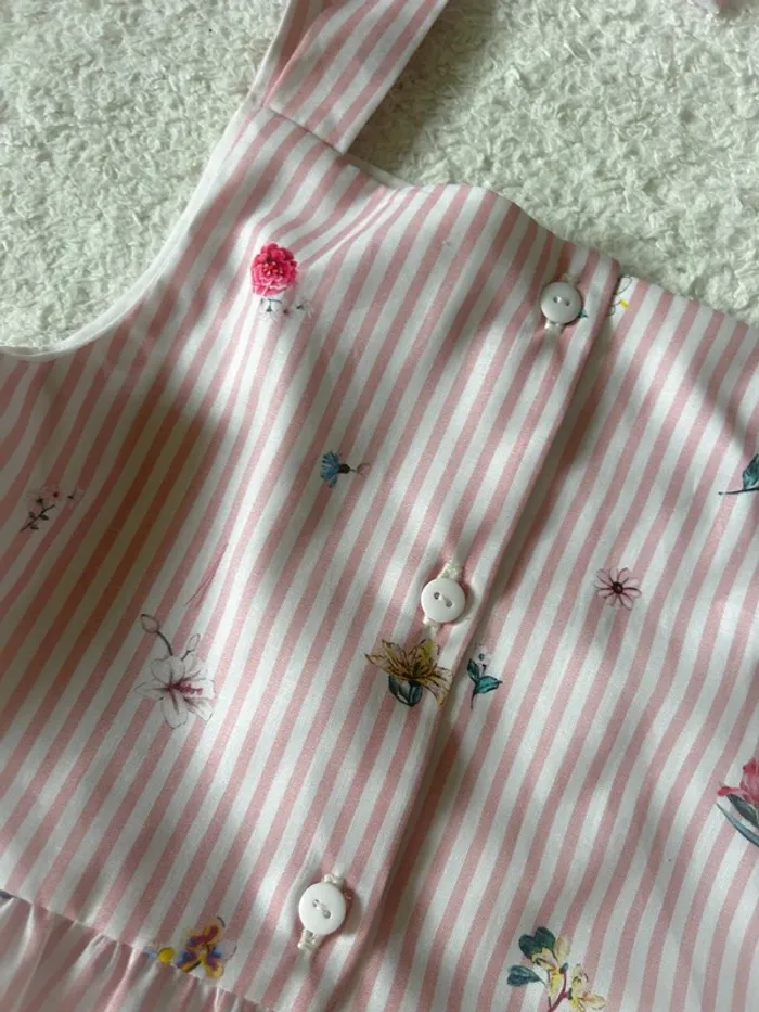 Blouse crop top et noeud créatrice 8 ans neuf - photo numéro 6