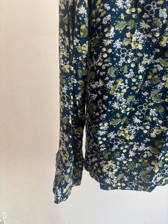 Chemise en col V fleuri u collection taille XXL/44 - photo numéro 4