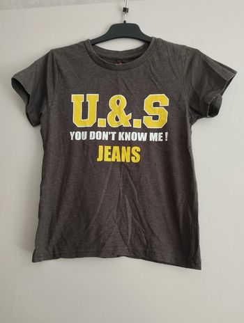 Tee shirt US Jeans taille 10 ans