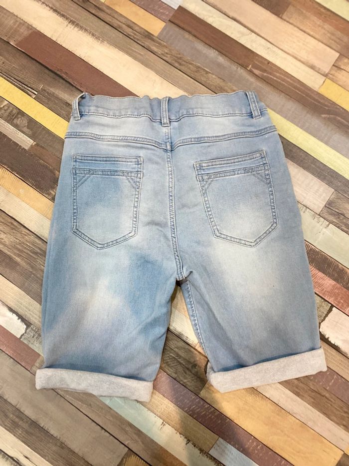 Short jeans bleu clair - photo numéro 2