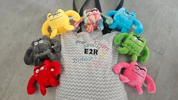 Peluches émotions