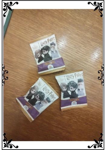 Lot 3 sachets figurine Harry Potter wizzis neuf