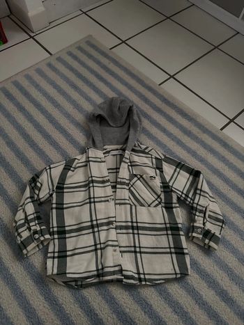 Sur chemise à capuche zara kids
