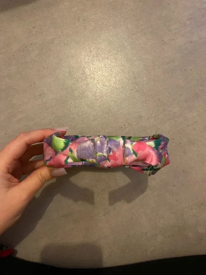 Serre tête à motifs fleur - photo numéro 5