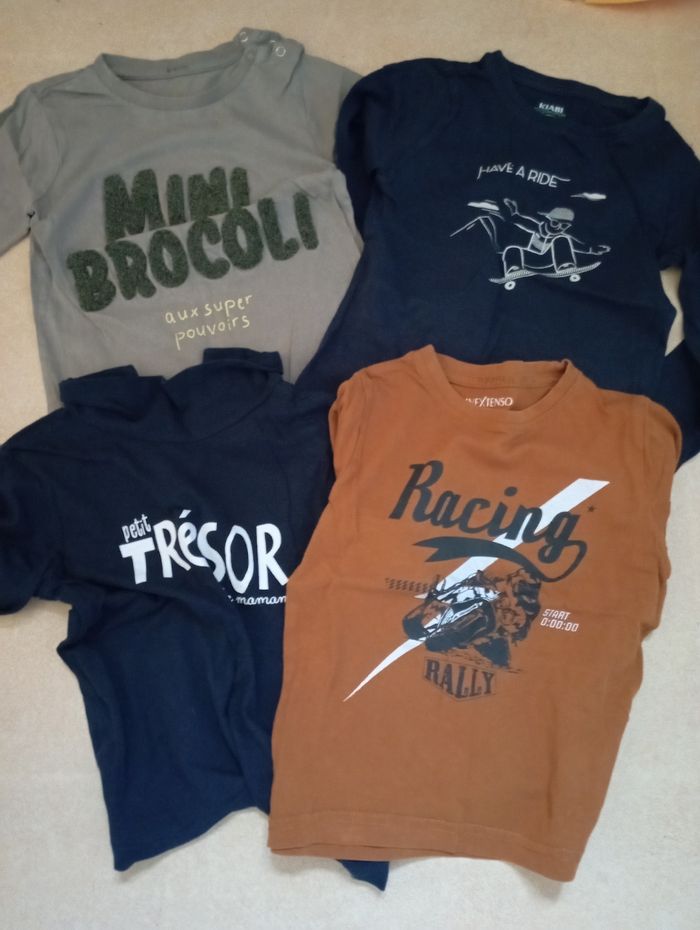 Lot t shirt manches longues