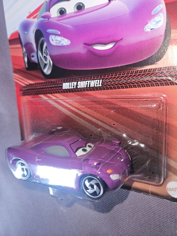 Voiture cars métal Disney Pixar Mattel neuve sous blister Holley Shiftwell - photo numéro 2