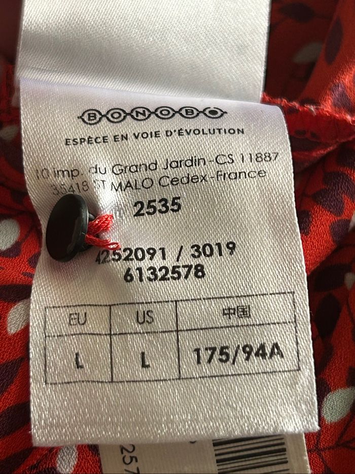 Chemise Bonobo taille L - photo numéro 9