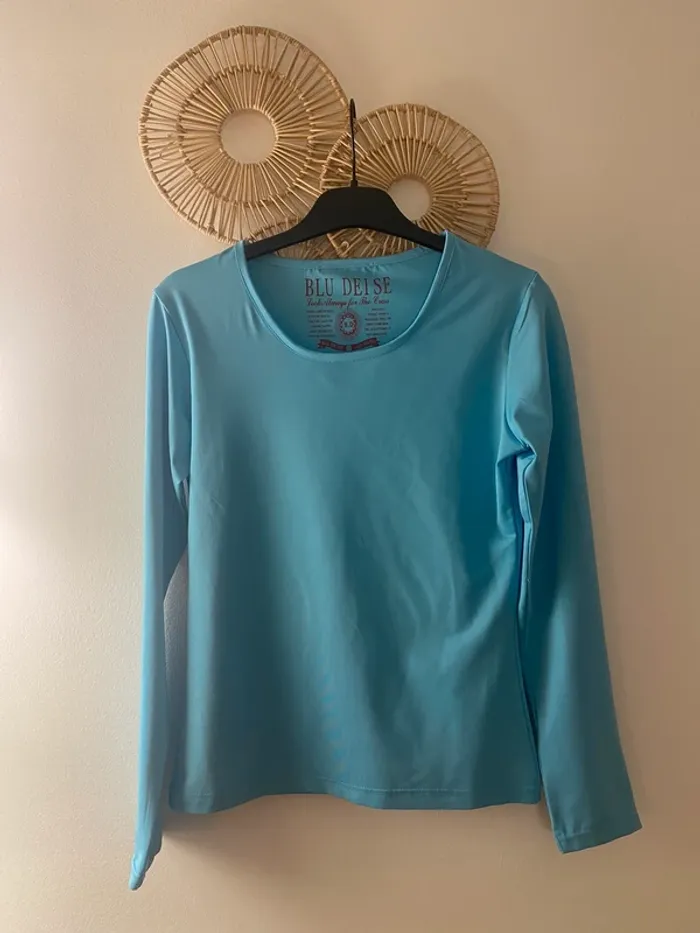 T-shirt Blu Deise Taille S - photo numéro 7