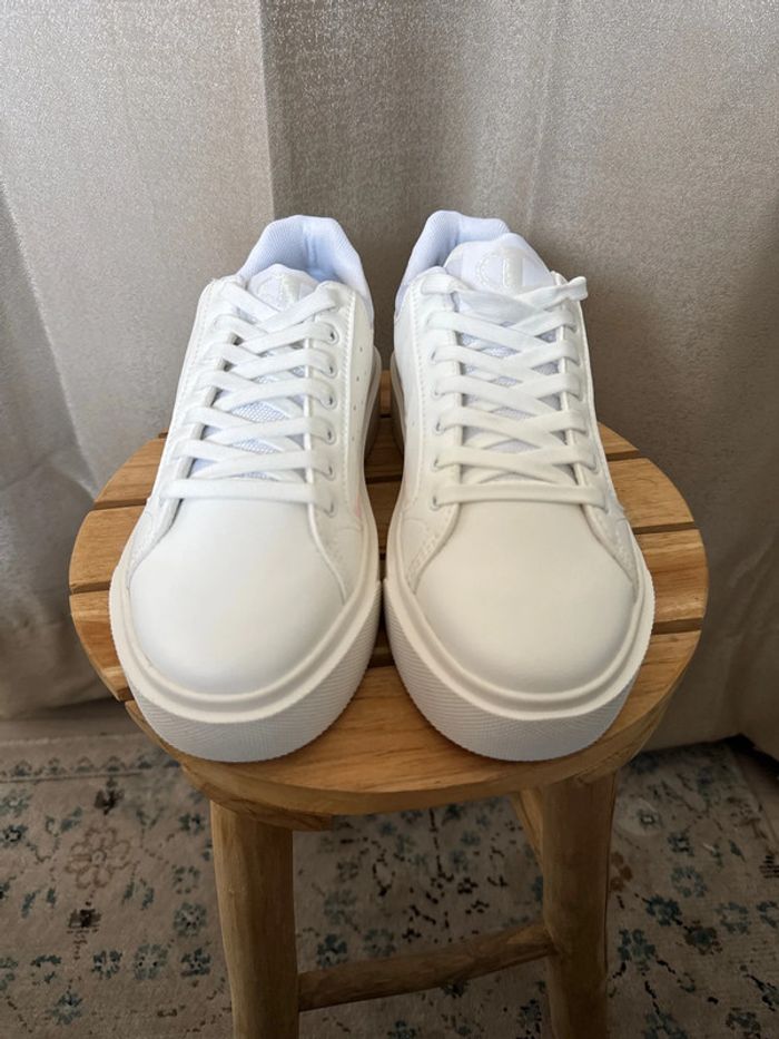 Baskets blanches Champion femme – T. 38.5 – Neuves avec étiquette - photo numéro 5