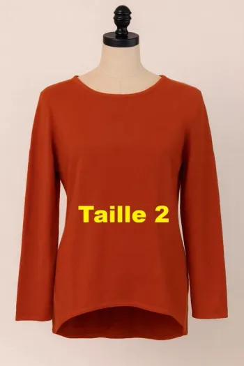 Pull brique Camaïeu Taille 2