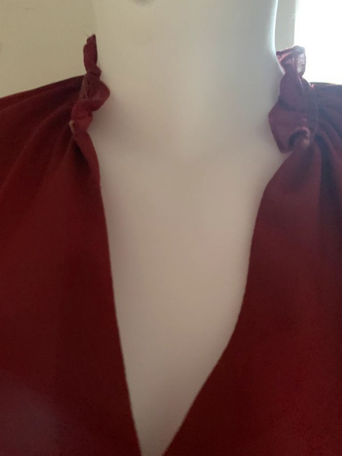 Blouse Kiabi bordeaux taille 38 manches longues - photo numéro 5
