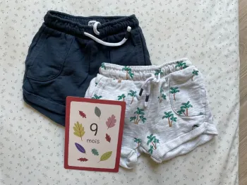 2 shorts 9 mois La Redoute