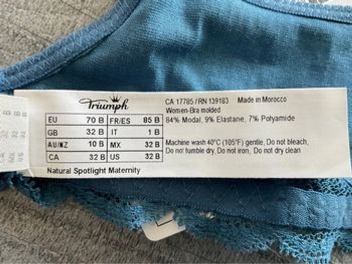 Soutien-gorge bleu Triumph neuf - photo numéro 14