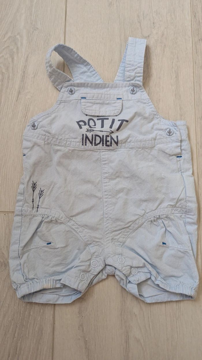 Salopette short