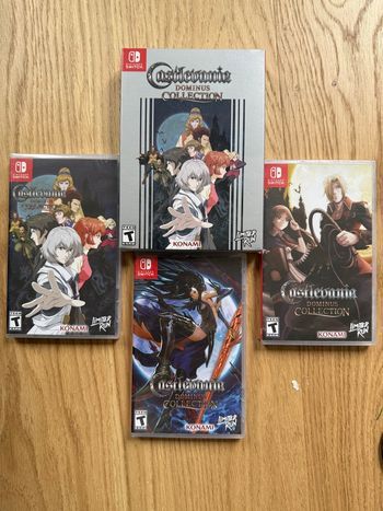 au choix : 🎮 Castlevania Dominus Collection Standard ou/et Classic Edition – Nintendo Switch – Limited Run Games LRG#251 – 3 variants