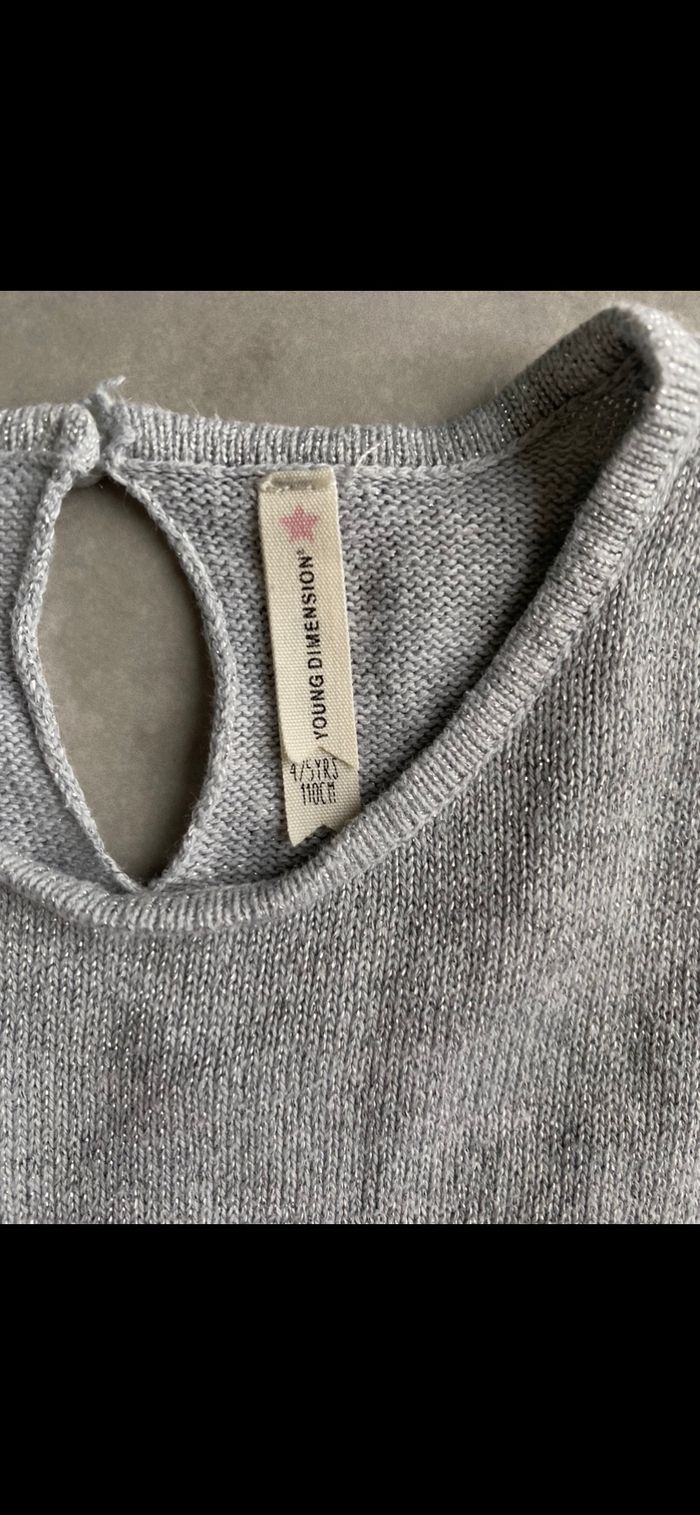 Robe de fêtes manches longues pailletés 4 ans - photo numéro 6