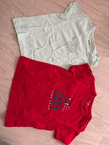 Lots de tshirts Kiabi 9 mois 