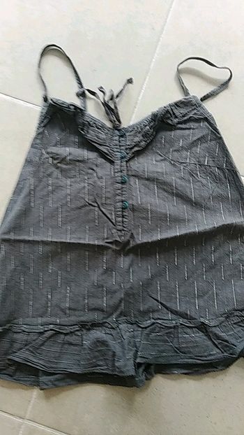 Débardeur noir pailleté