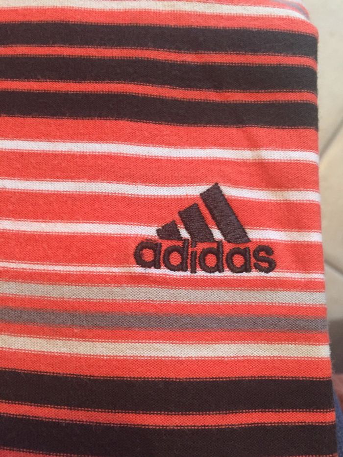 Polo rayé Adidas - photo numéro 3