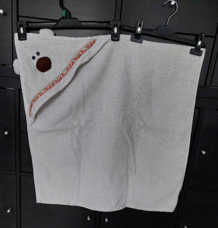 Lot de 2 capes de bain avec oreilles