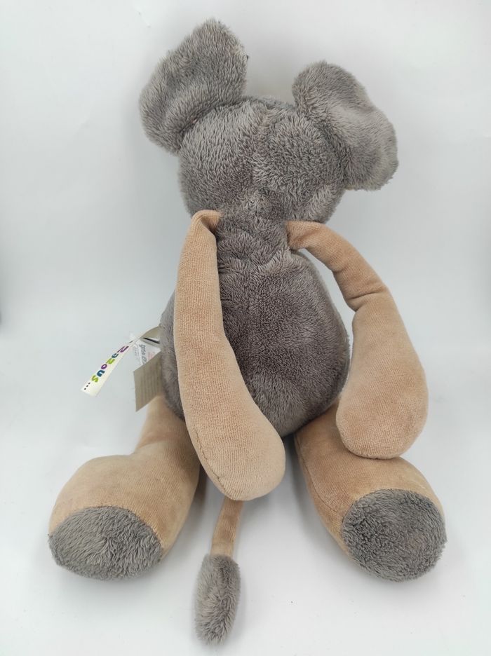 Peluche Éléphant Gris Les Zazous Moulin Roty - photo numéro 3