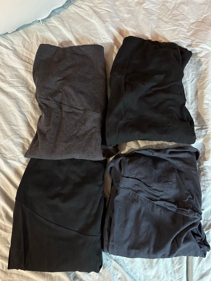 Lot de 4 leggings de grossesse