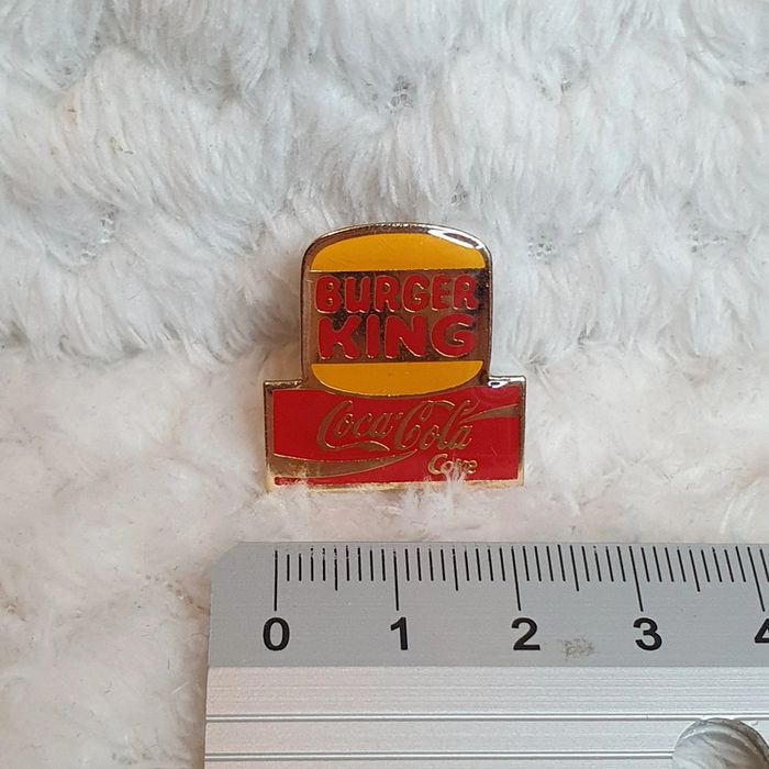 Pins broche badge metal vintage burger king coca cola