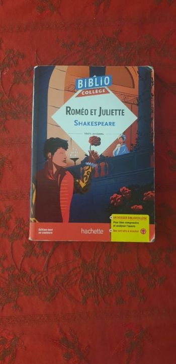 Livre : Roméo et Juliette