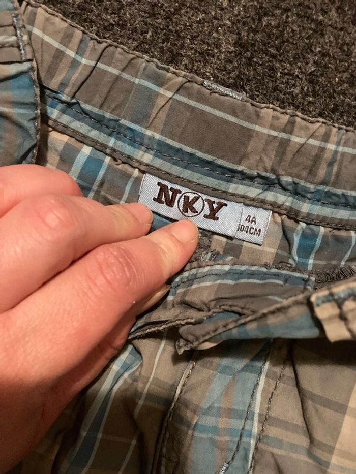 Short à carreaux NKY - 4 ans - photo numéro 2