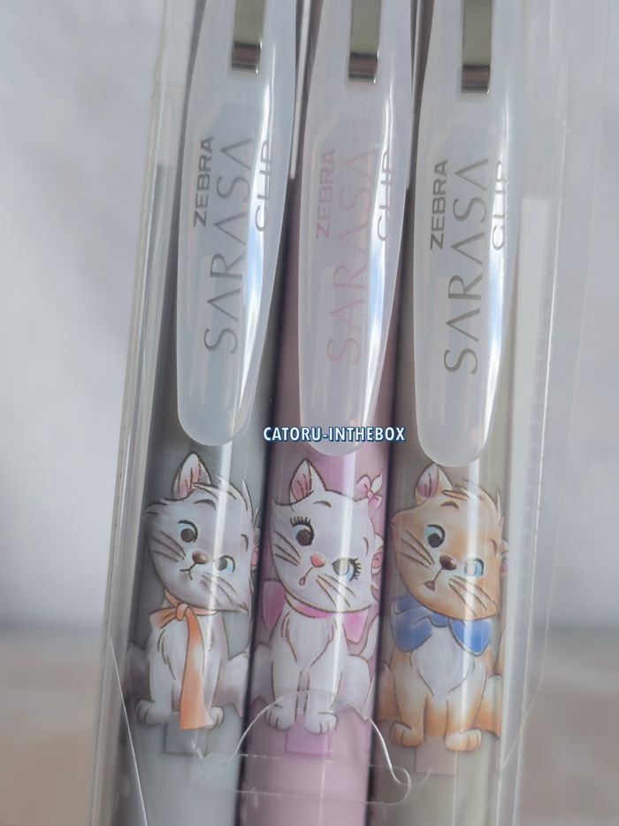 3 Stylo / Pencil Disney Aristochats Marie Berlioz Toulouse Japon / Japan - photo numéro 2