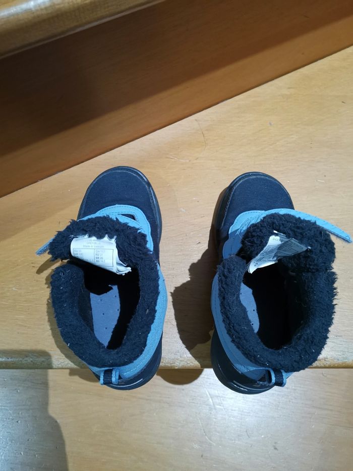 Bottines fourrées garçon T31 idéales pour la neige Quechua gris/bleu - photo numéro 5