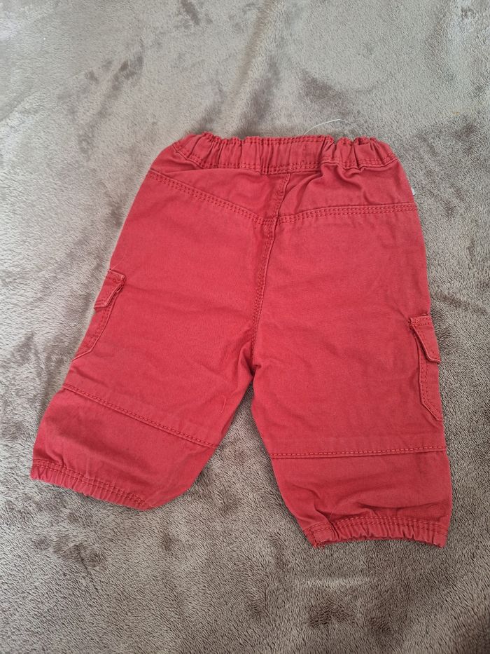 Pantalon garçon rouge 3 mois - photo numéro 2