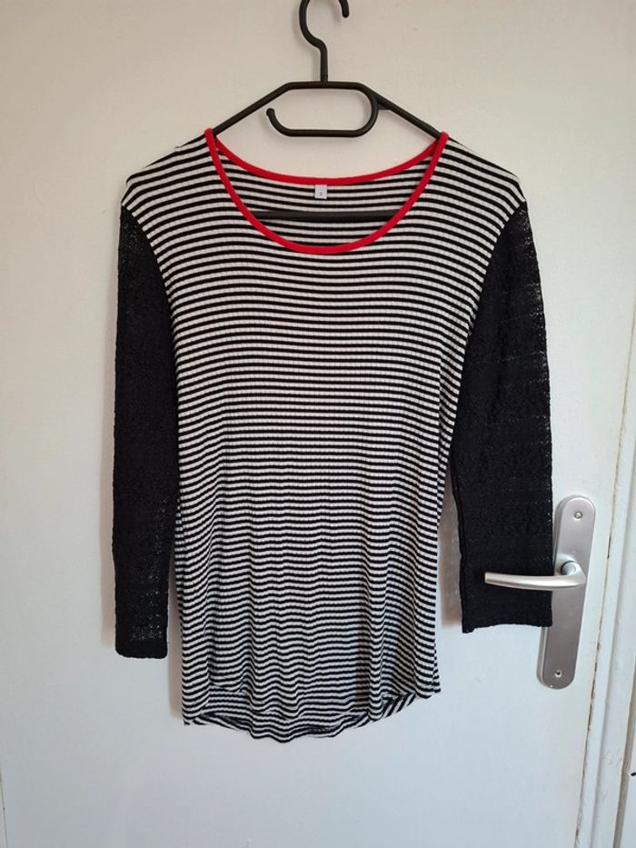 Haut a rayure, femme S