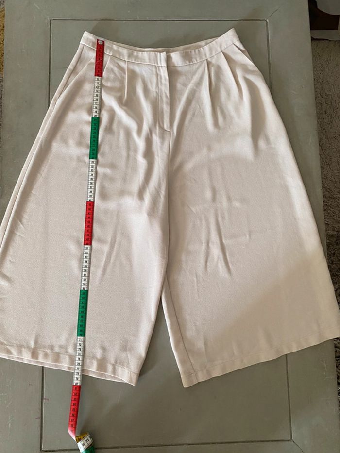 Pantalon jambe large crème Atmosphere taille 40 - photo numéro 14