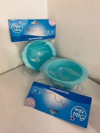 Lot 2 bols bébé