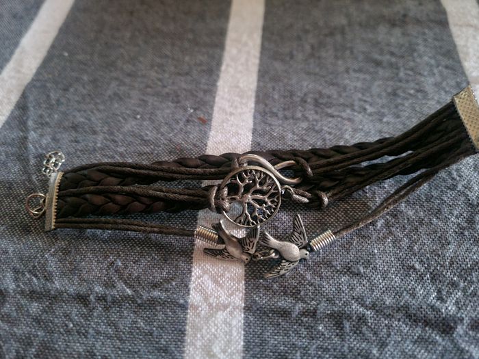 Bracelet. Arbre de vie. Hirondelles. Infinie. Neuf. Réglable jusqu'à 20 cm. Neuf - photo numéro 2